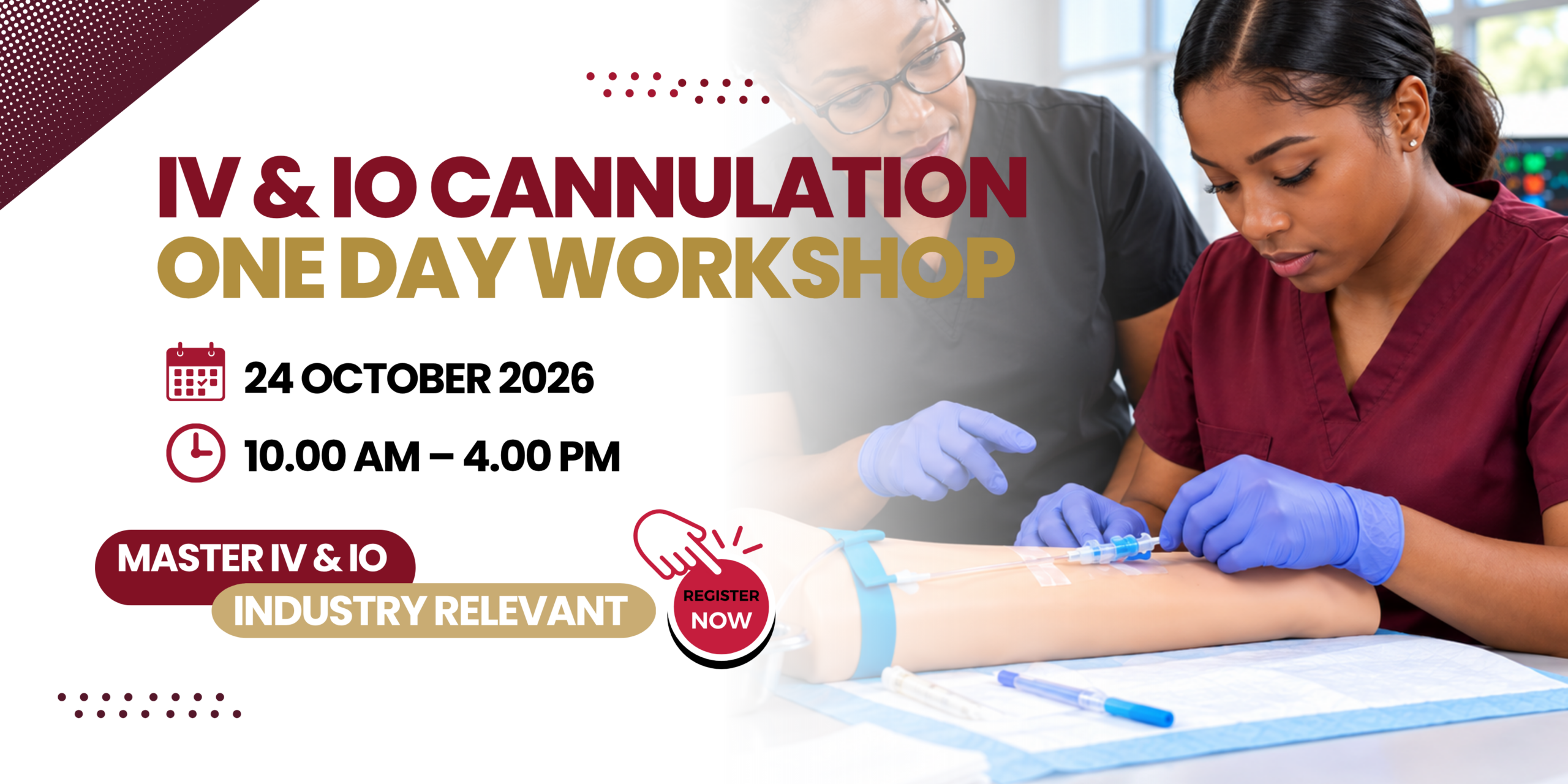 The Global Career Institute’s CPR & First Aid Workshop is a one-day, instructor-led practical training programme designed for individuals who want to develop essential first aid and emergency-response skills.