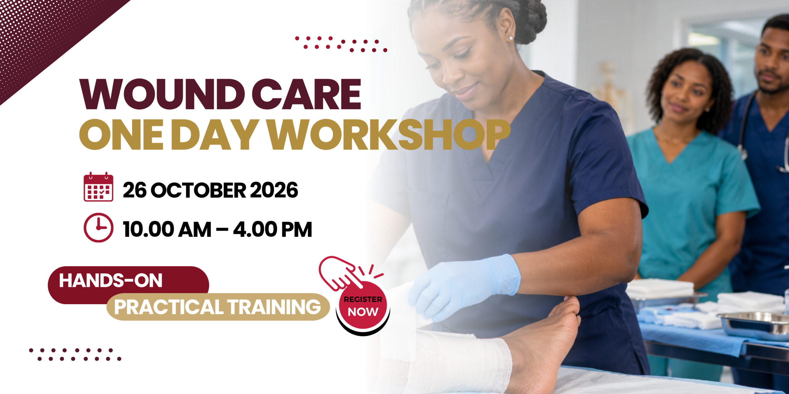 The CPR and First Aid Workshop is suitable for healthcare workers, caregivers, teachers, security personnel, hospitality employees, workplace safety personnel, supervisors, parents, community members and individuals seeking practical first aid and CPR training.